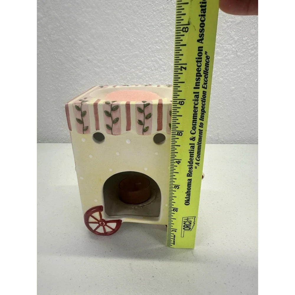Yankee Candle Fruit Berry Cart Ceramic Tea Light Tart Wax Warmer 6
